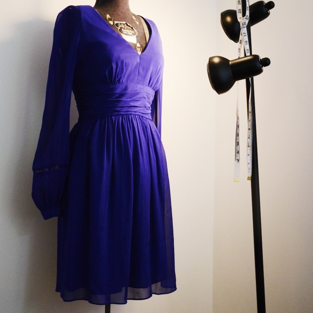 LIKE FOR PRICE DROP Formal Designer Blue Dress - Picture 2 of 6